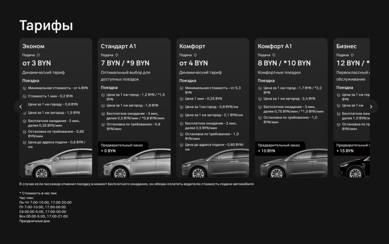 Стала известна стоимость поездок нового сервиса такси от компании А1 21