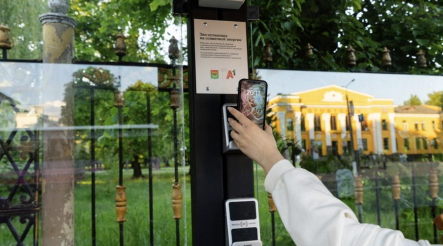 Умная остановка от А1 в Барановичах