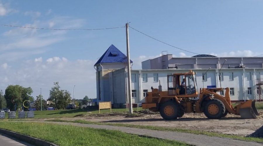 Новый стадион в Ельске