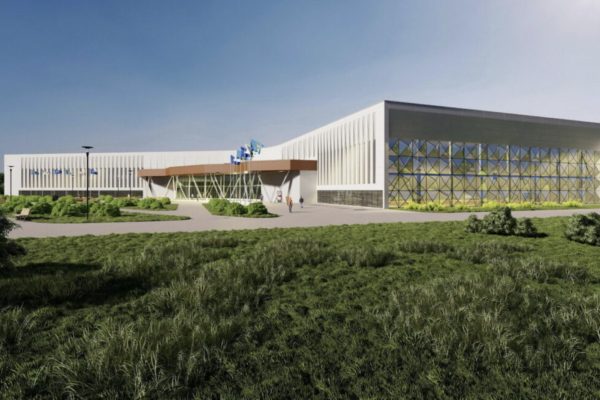 В Гродно продолжается строительство Дворца игровых видов спорта на 2000 зрителей