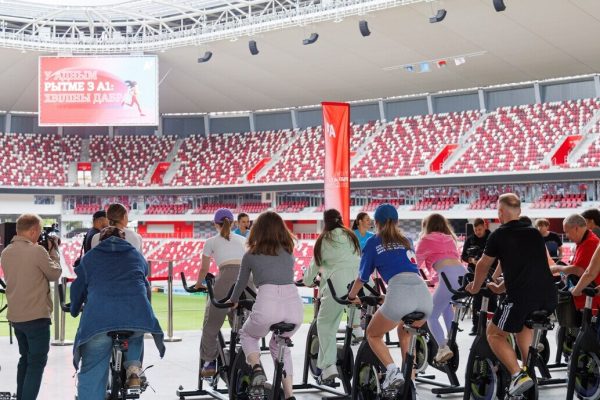 А1 и Национальный футбольный стадион запустили новый сезон инициативы «У адным рытме з А1: хвіліны дабра»