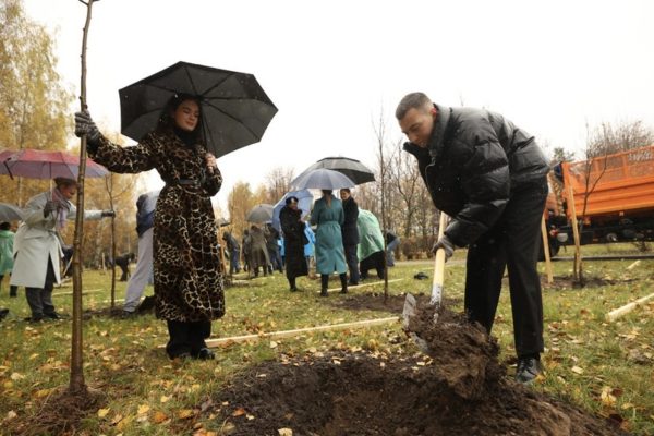 В Минске заложили Аллею 80-летия ООН